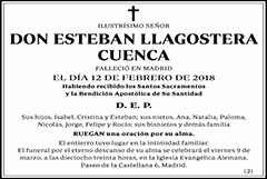 Esteban Llagostera Cuenca
